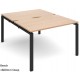 Adapt 1600mm Deep Double Starter Bench Desk